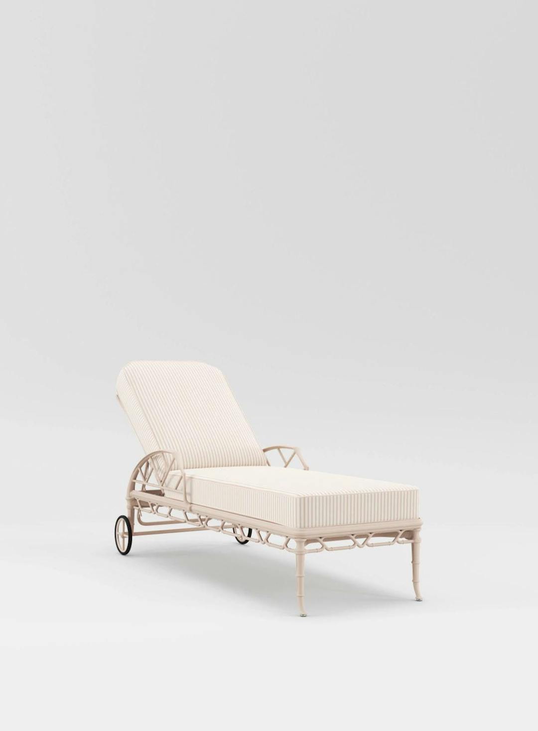 Calcutta Adjustable Chaise With Wheels