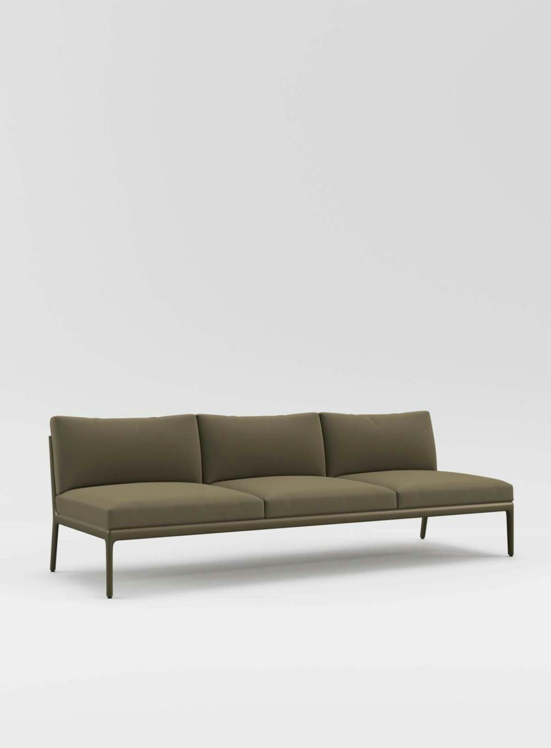 H Armless Sofa